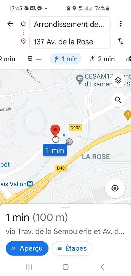 Grand Appartement 3 Chambres Avec Clim Et Balcon Marseille 0*,